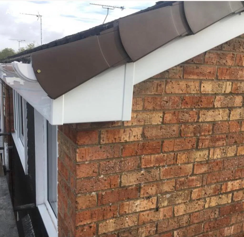 New white UPVC fascia and bargeboard fitted by Advanced Property Care